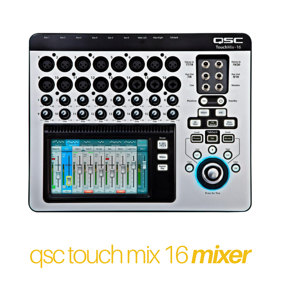 qsc mixer rental park city