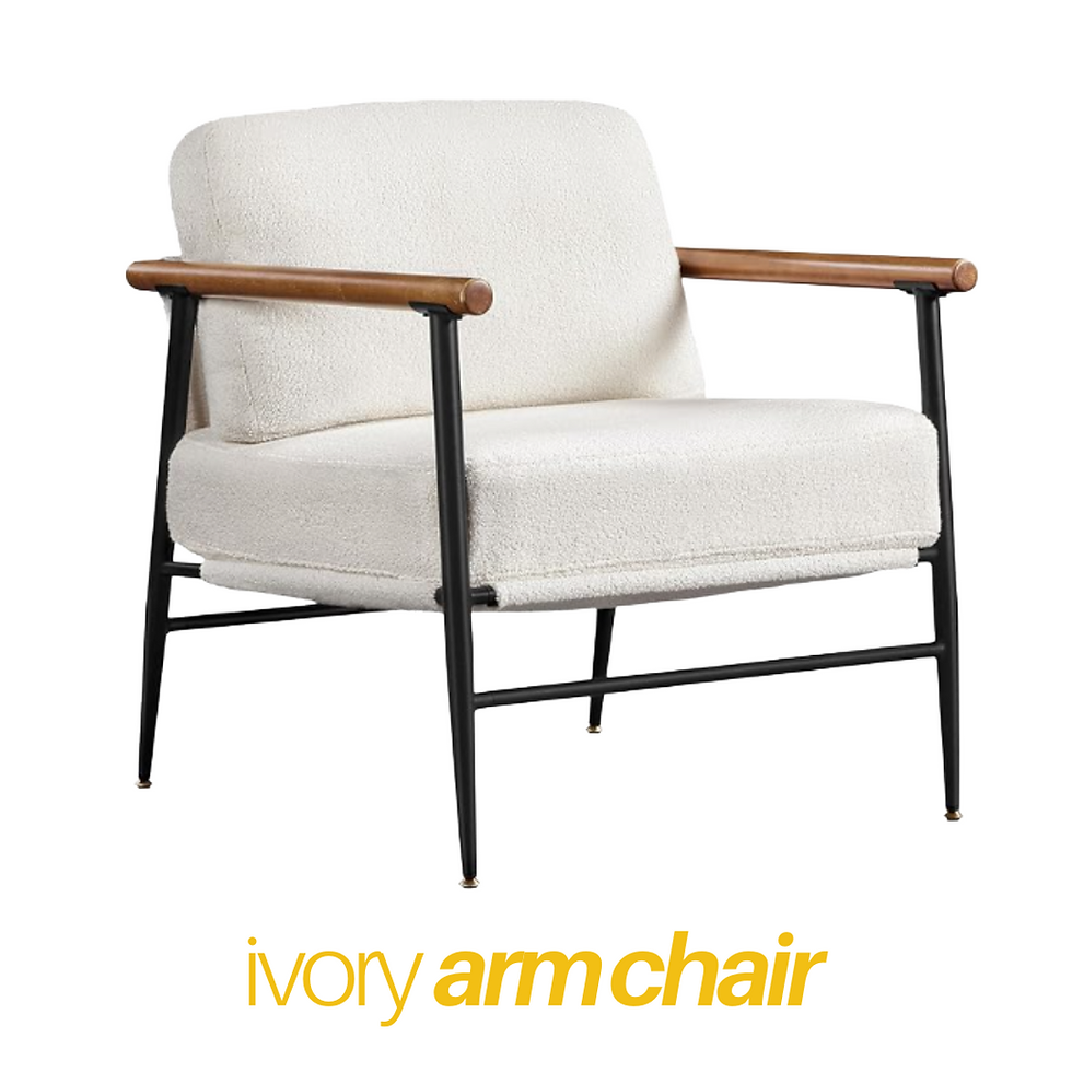 ivory arm chair rental park city