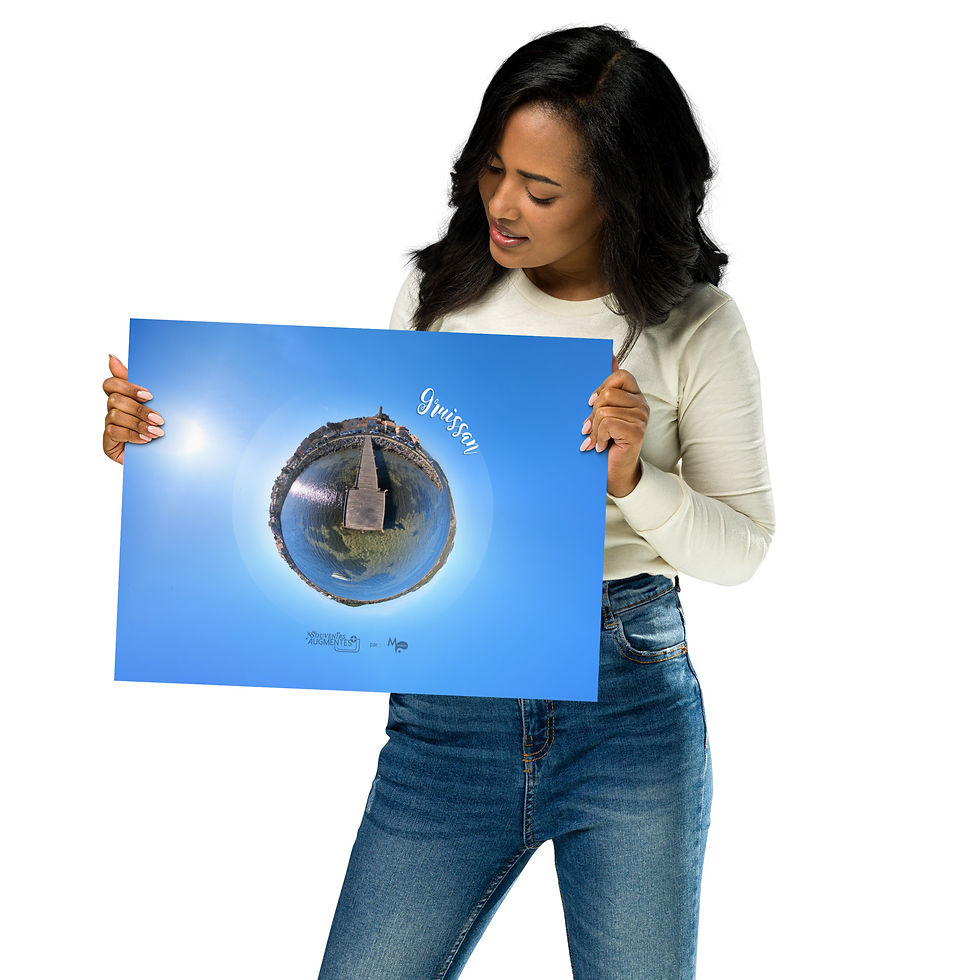 Miniature : POSTER mural : Tiny Planet - Gruissan