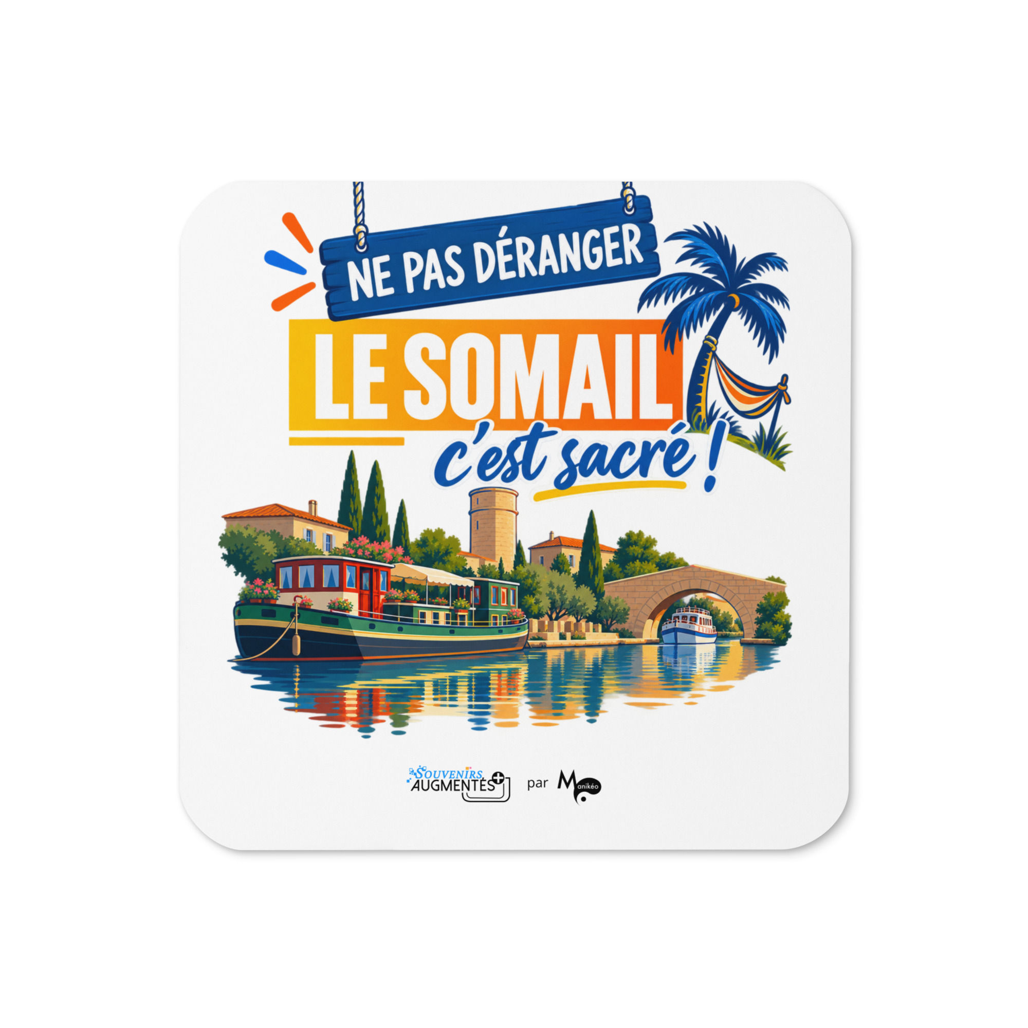 Dessous de verre : LE SOMAIL (Jeu de mots 1)