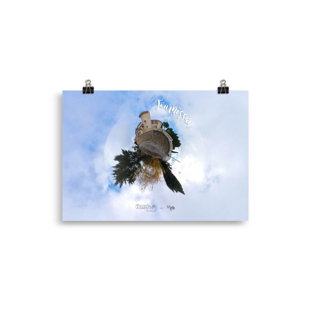 POSTER mural : Tiny Planet - Tournissan