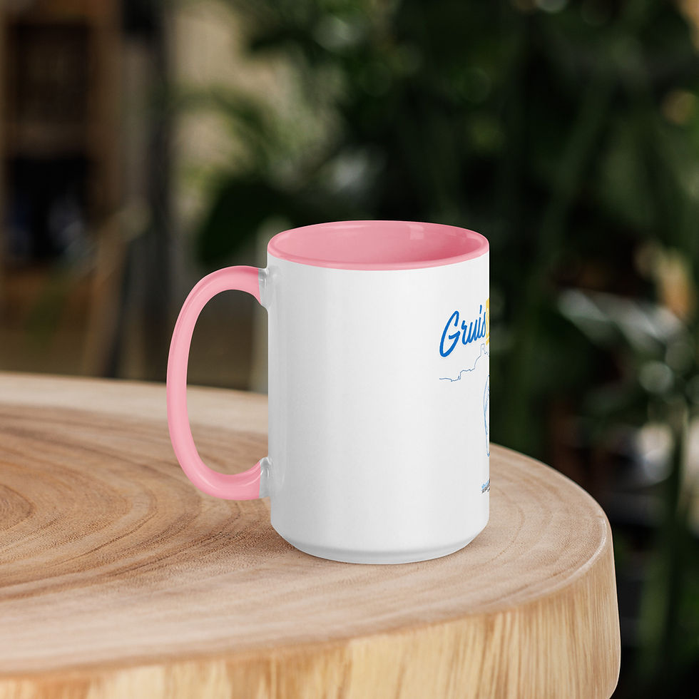 Miniature : Mug coloré à l'intérieur :  GRUISSAN (Jeu de mots 2)