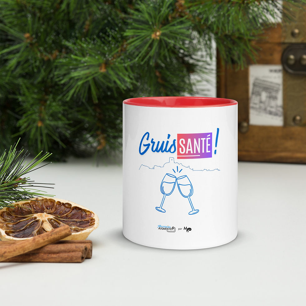 Miniature : Mug coloré à l'intérieur :  GRUISSAN (Jeu de mots 1)