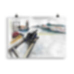 Miniature : POSTER mural : Collioure (Aquarelle)