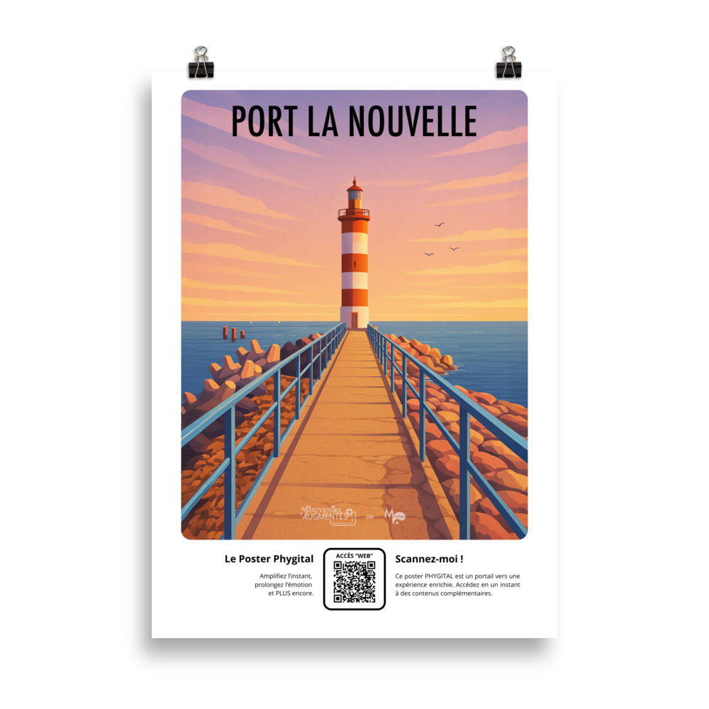 POSTER PHYGITAL : PORT LA NOUVELLE (Illustr 1)