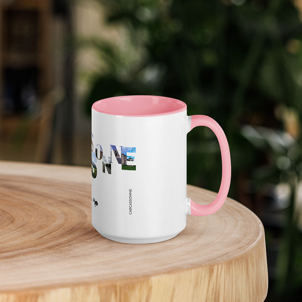Miniature : Mug coloré à l'intérieur :  CARCASSONNE  (Compositing)