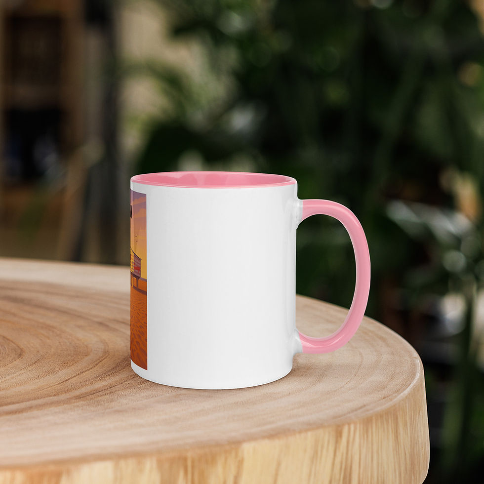 Miniature : Mug coloré à l'intérieur :  GRUISSAN (Illustravel 3)