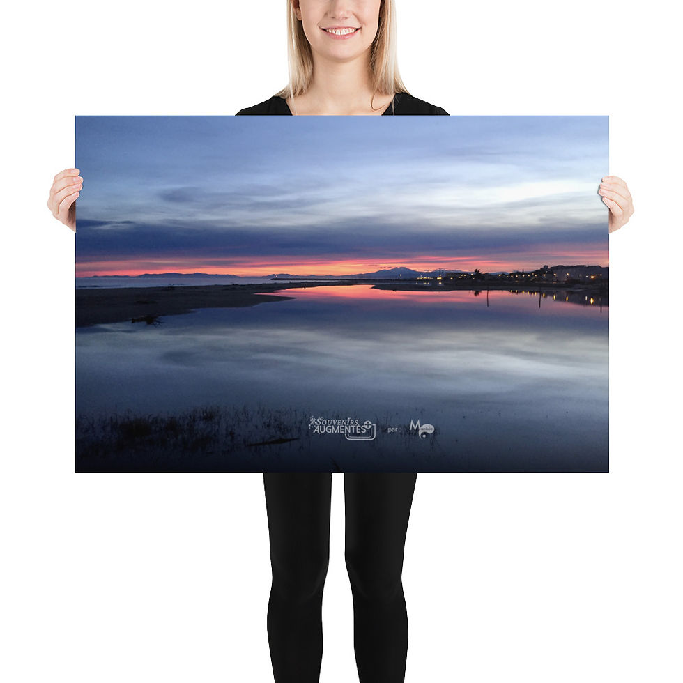 Miniature : POSTER mural : Mers & lacs 1