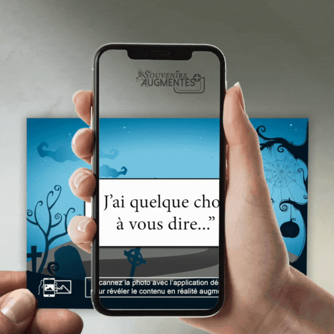 CARTE vidéo AR : Halloween (N° 1), à récupérer sur place