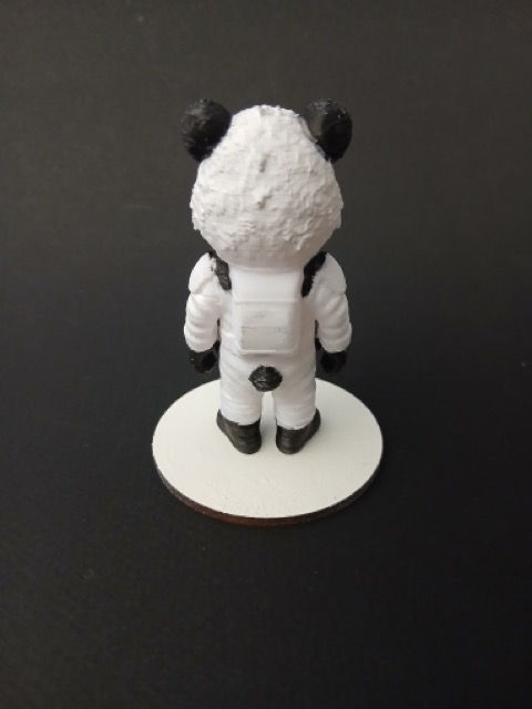 Miniature : Figurine 3D : PandAstronaute (Mascotte 1)