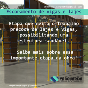 Escoramento de vigas e lajes