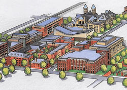 DePaul University Aerial Campus Map