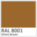 RAL 8001