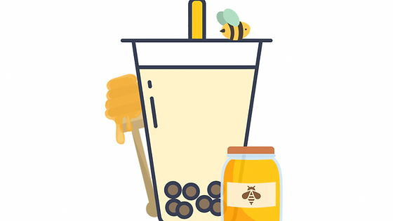 ★ Honey Green Milk Tea