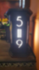 LED Podium designed & created for 519 Restaurant