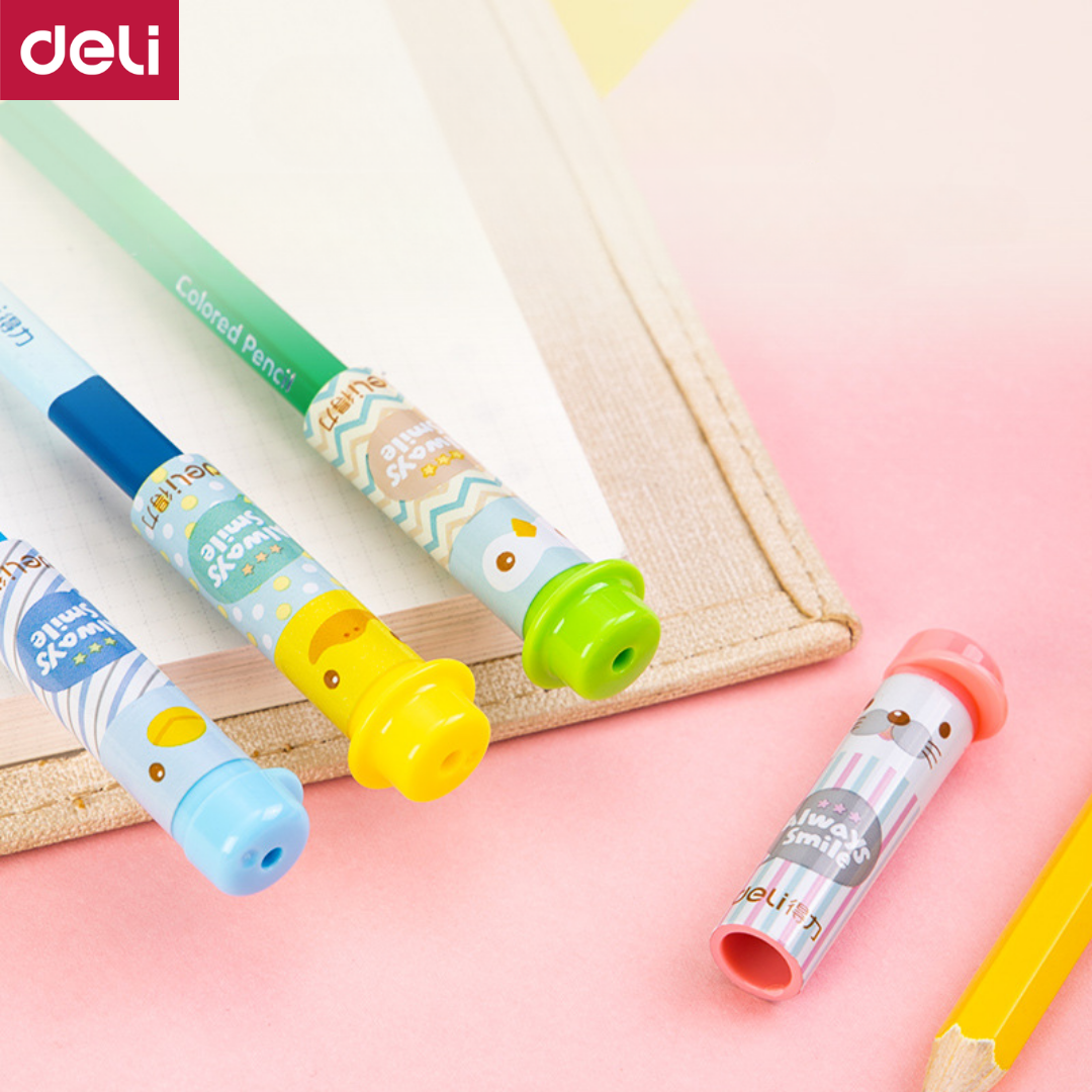 Bộ nắp đậy bút chì Deli 0491