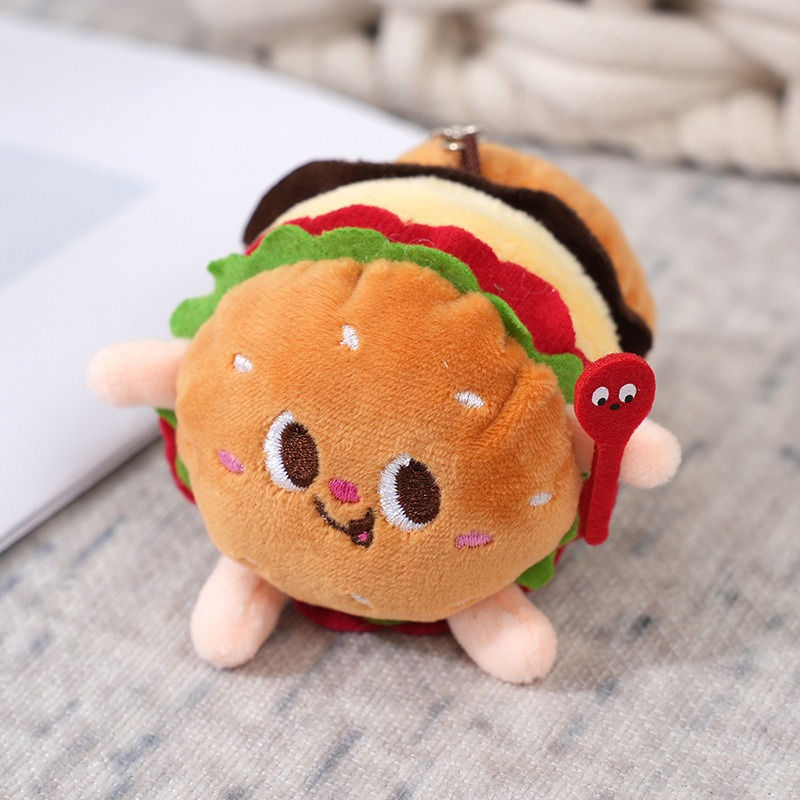 Hình thu nhỏ: Móc khóa Fast food: Hamburger và Khoai tây chiên