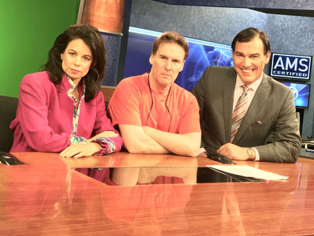 Michele Yeager anchors "Skyman!"