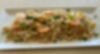 Shrimp fried rice and vegetables