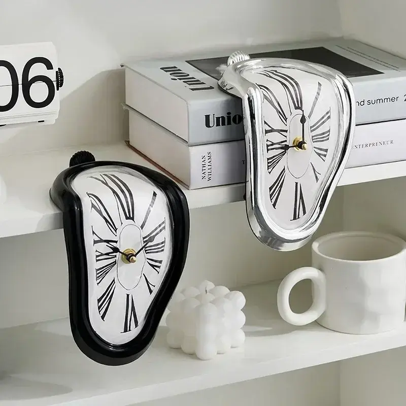 2024 New Novel Surreal Melting Distorted Wall Clocks Surrealist Salvador Dali St