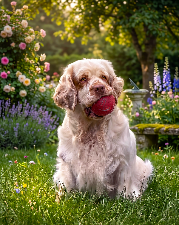 Firefly_Gemini Flash_create a beautiful picture using this clumber spaniel 618172(1).png