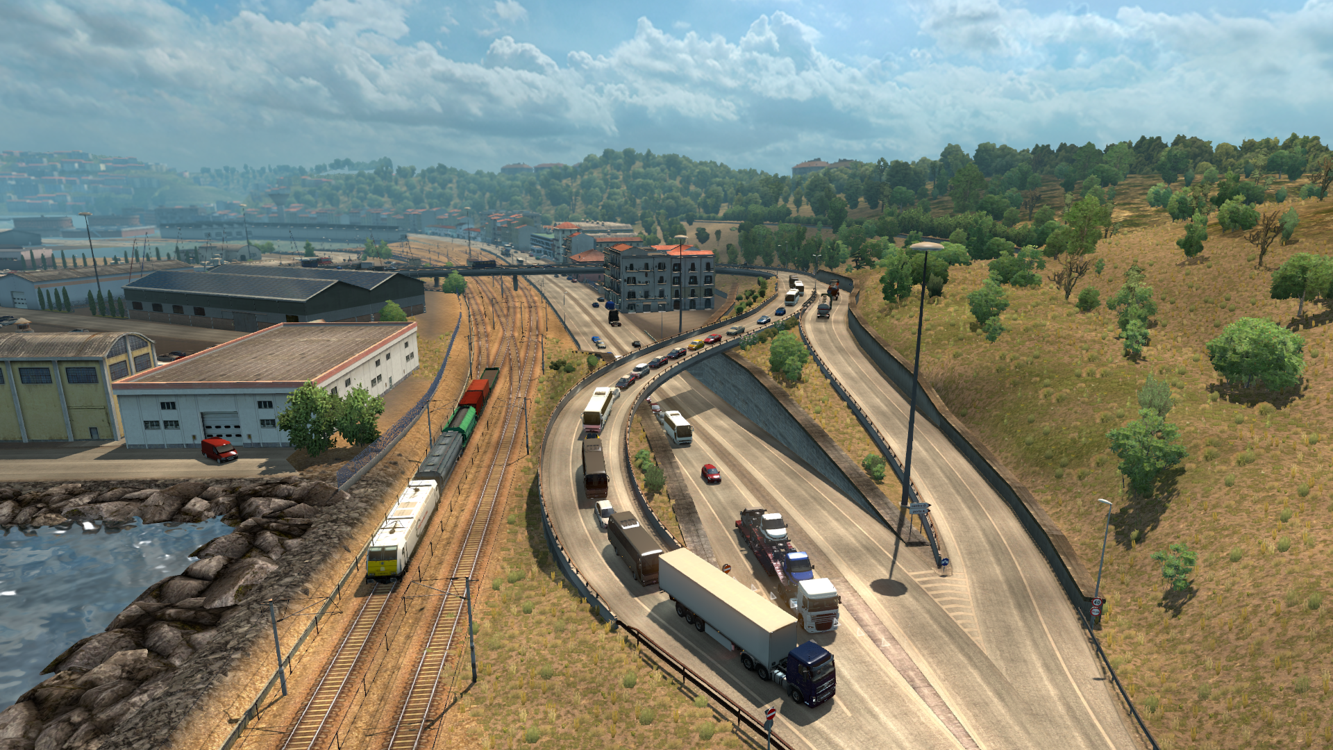 Готика 2 старый лагерь. Ets 2 полуприцепы. Готика 2 игра. Ets2 truck tuning. Етс 2 реальный трафик 1 31.