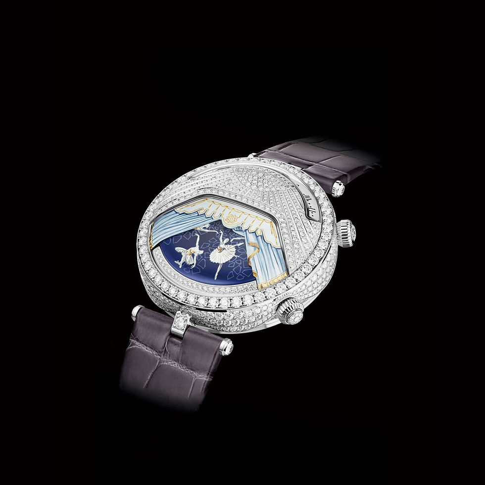 VAN CLEEF & ARPELS 레이디 아펠 발레리나 뮤지컬 디아망 워치
