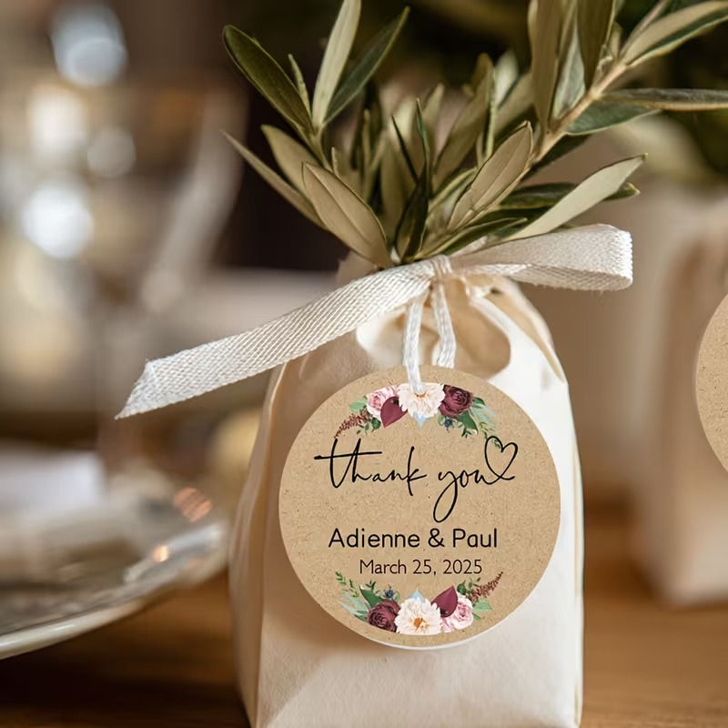 Thumbnail: Paper Tags 3 CM Round