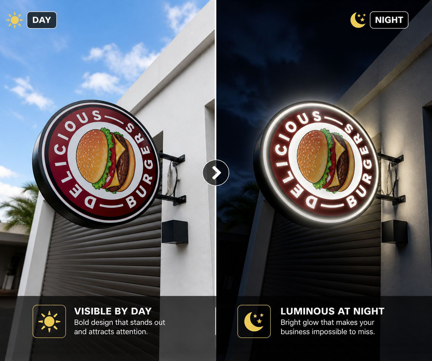 Double-Sided Lightbox Signage