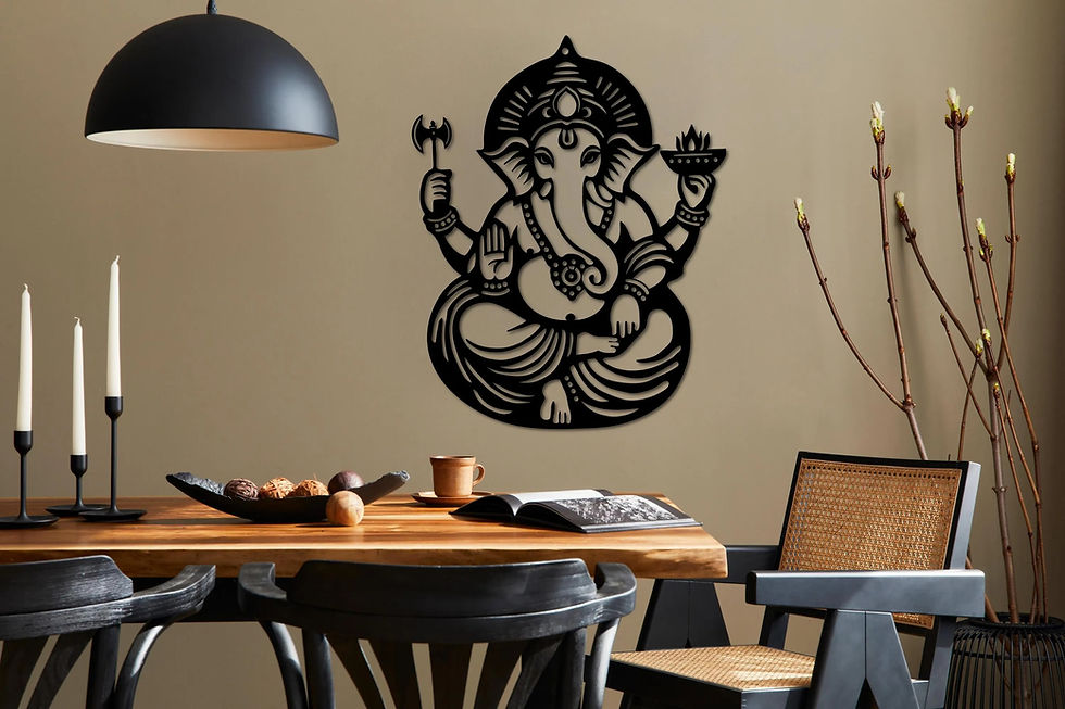 Thumbnail: Ganapati Detailed Wall Art