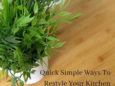 Quick Simple Ways To Restyle Your Kitchens