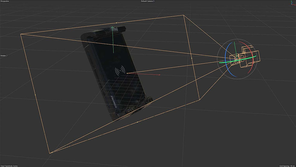 3D cameras being animated in Cinema 4D for one of our product animations.