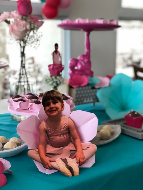 Decoração de festa infantil tema Bailarina