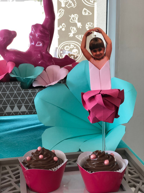 Decoração de festa infantil tema Bailarina