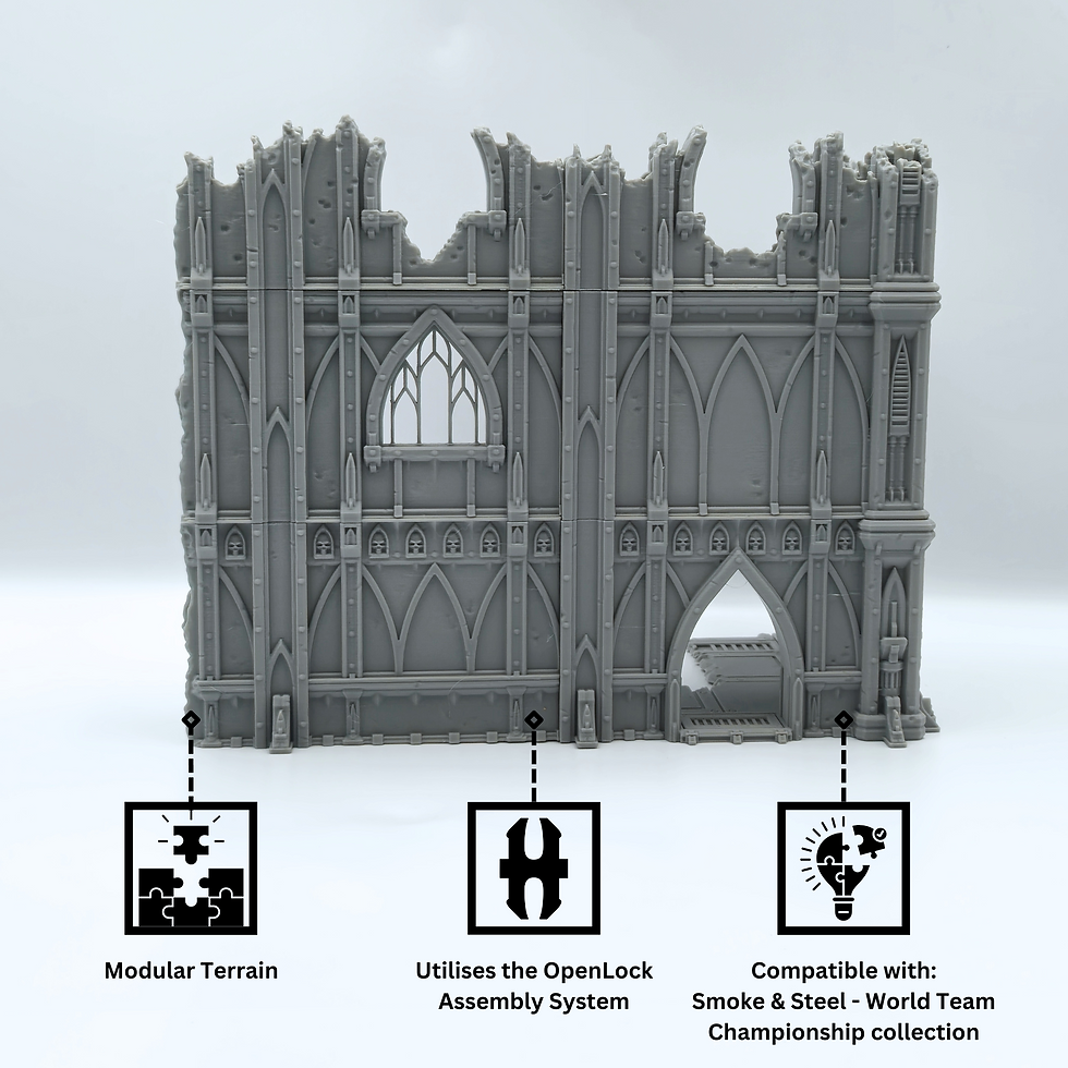 Thumbnail: 40K Imperial Ruins Tower - Smoke & Steel WTC Collection