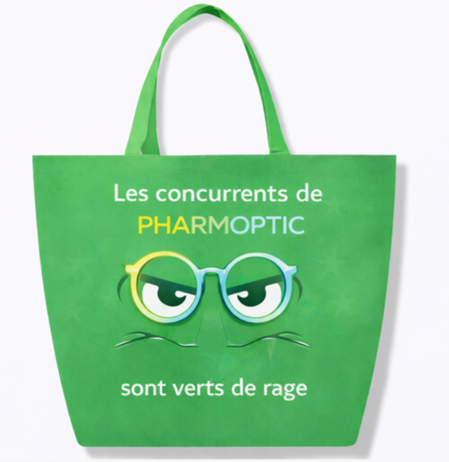 50 tote bag "PHARMOPTIC"