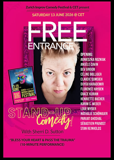 Zurich Improv Comedy Festival - The 20's - Sherri D. Sutton