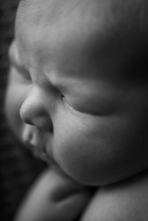 Exeter black and white newborn photography