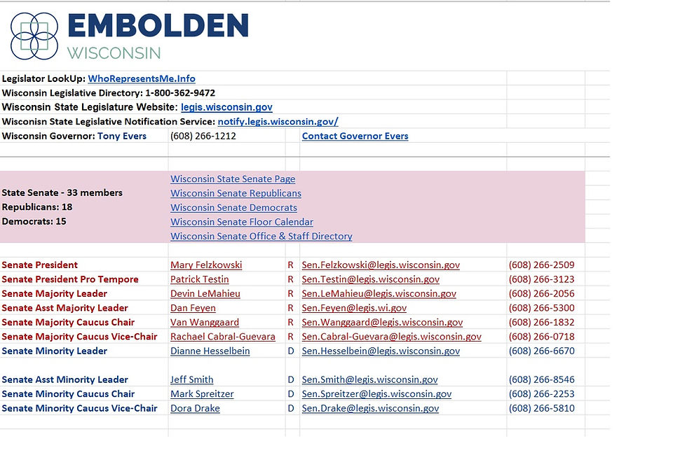 2025-2026 Embolden WI Policy Makers Guide