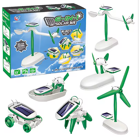 6-in-1 Educational Solar Building Kit | SolarPlayLab
