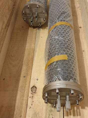 Spiralrohrwärmetauscher Sonderkonstruktion klein AWS-Technik