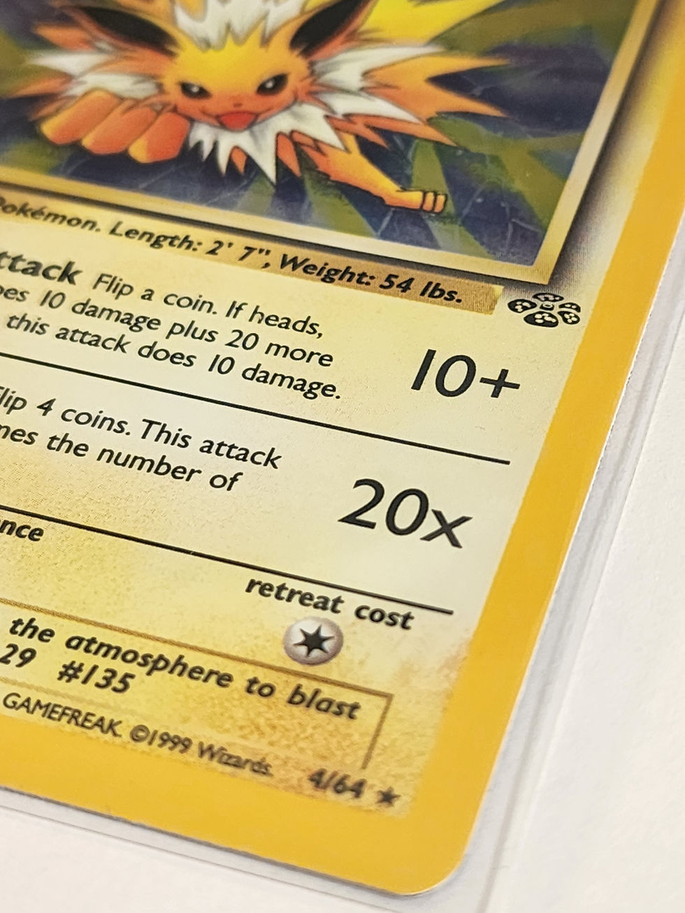 Front of Pokémon Jolteon 4/64 Jungle