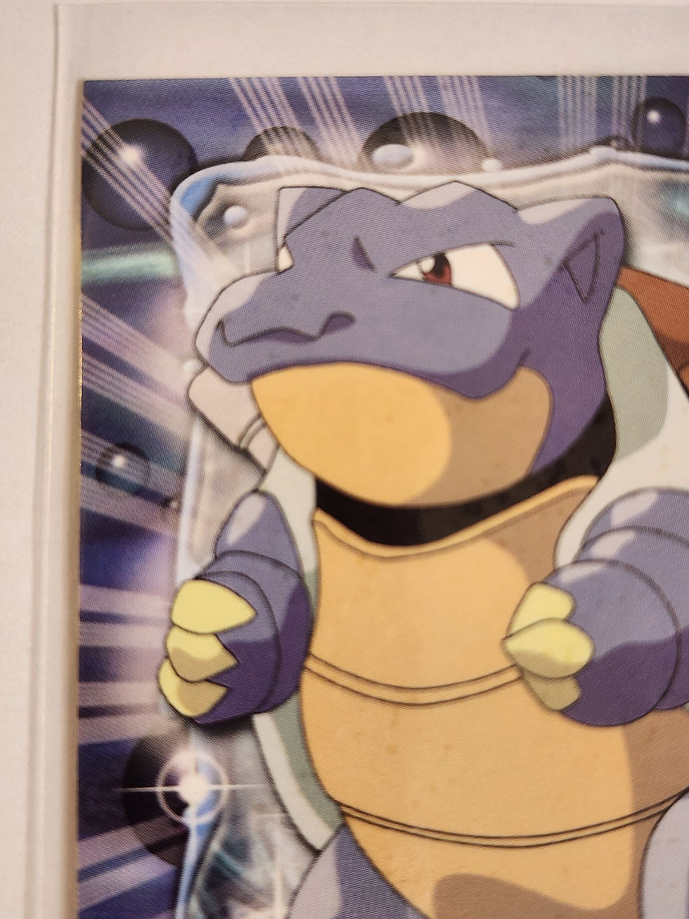 Thumbnail: Front of Pokémon 1999 Topps Black Logo #09 Blastoise