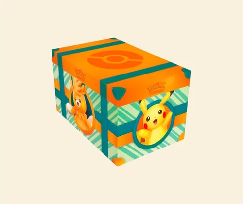 pokemon trading card game: paldea adventure chest 3x TCG Collectible Box NO PACKS NO PIKACHU PROMO play promo cards featuring cute yet feisty Pokmon Paldea Adventure Pokemon Chest