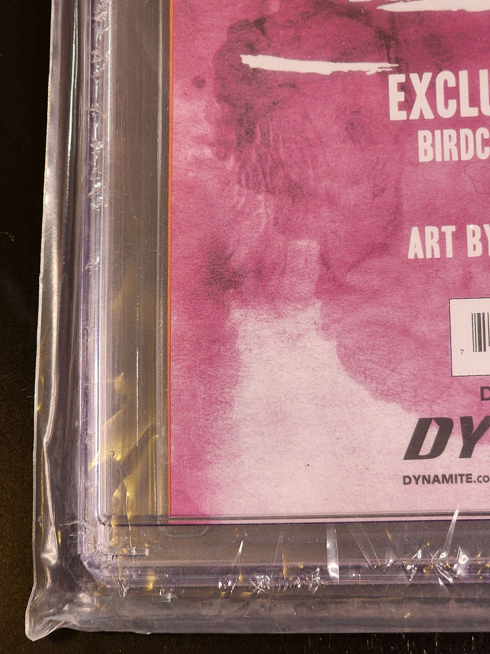Thumbnail: Back Bottom Left of Darkwing Duck #1 Dynamite (2023) Bird City Comics "Virgin" Edition A - CGC 9.8