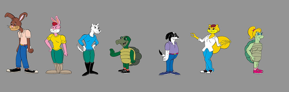 The Over Thinking Rabbit Cast