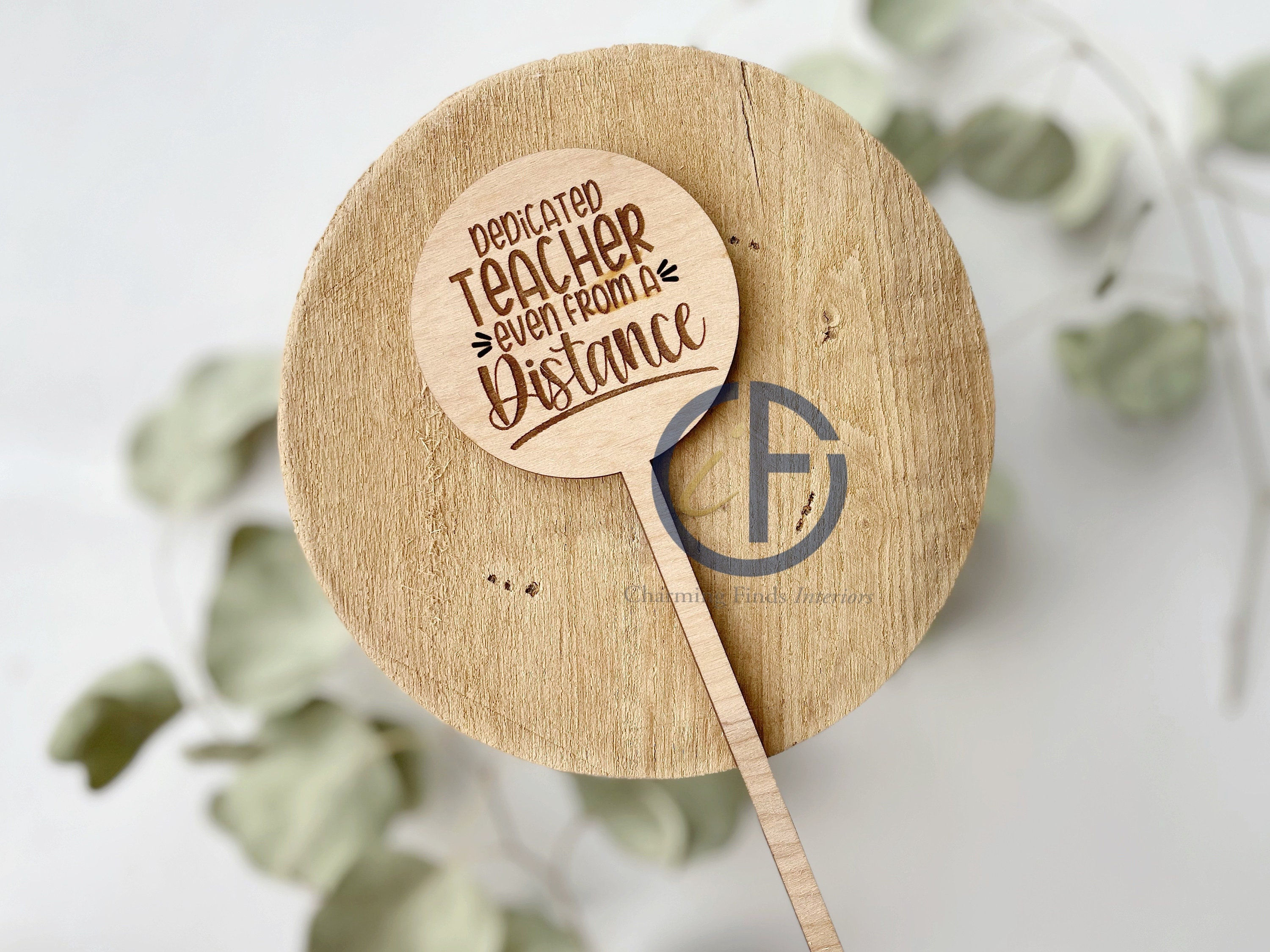 Dedicated Teacher Bouquet Marker