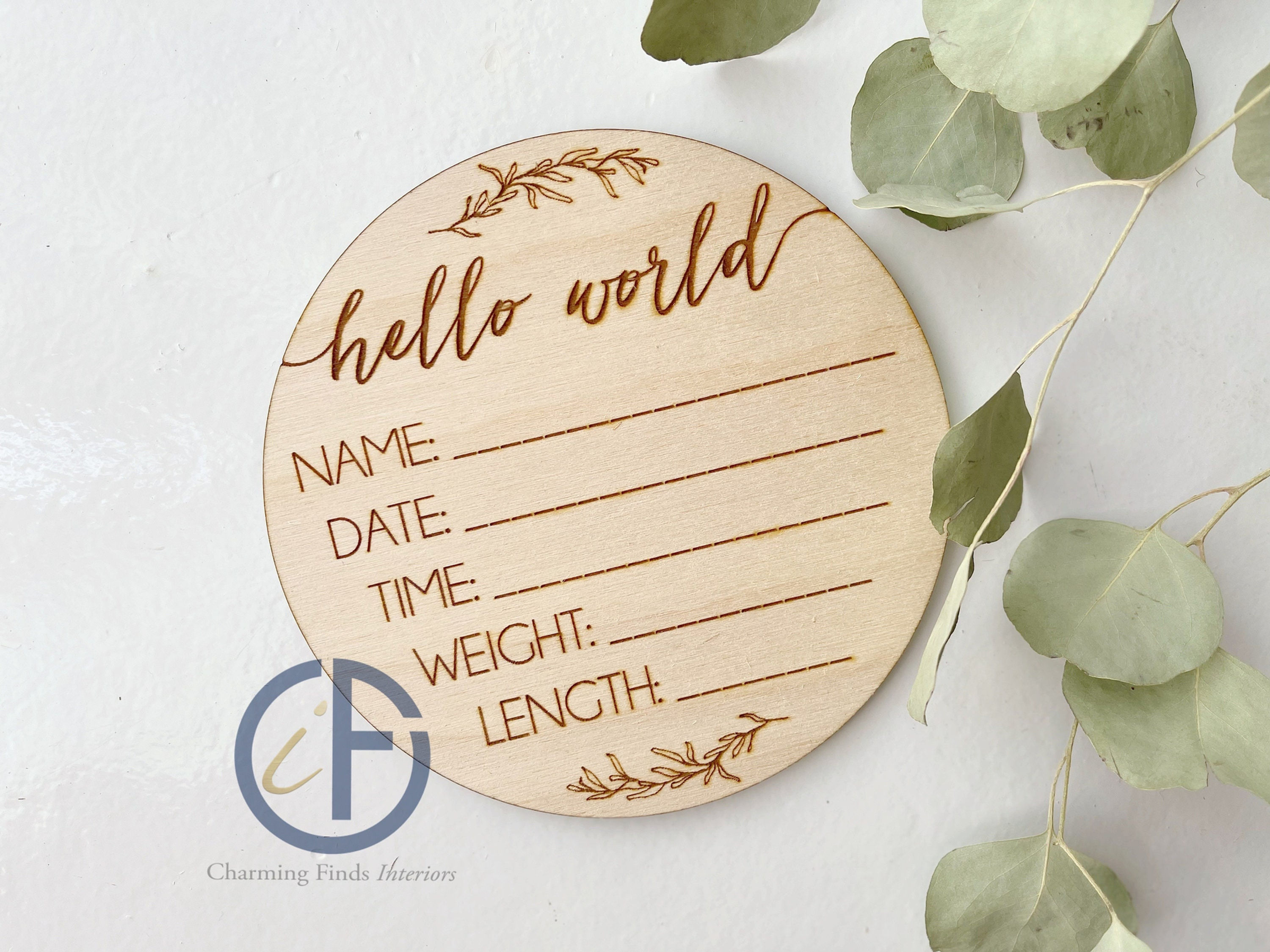 Hello World Birth Announcement