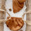 Miniature : Bloomer bébé double gaze de coton « Camel »