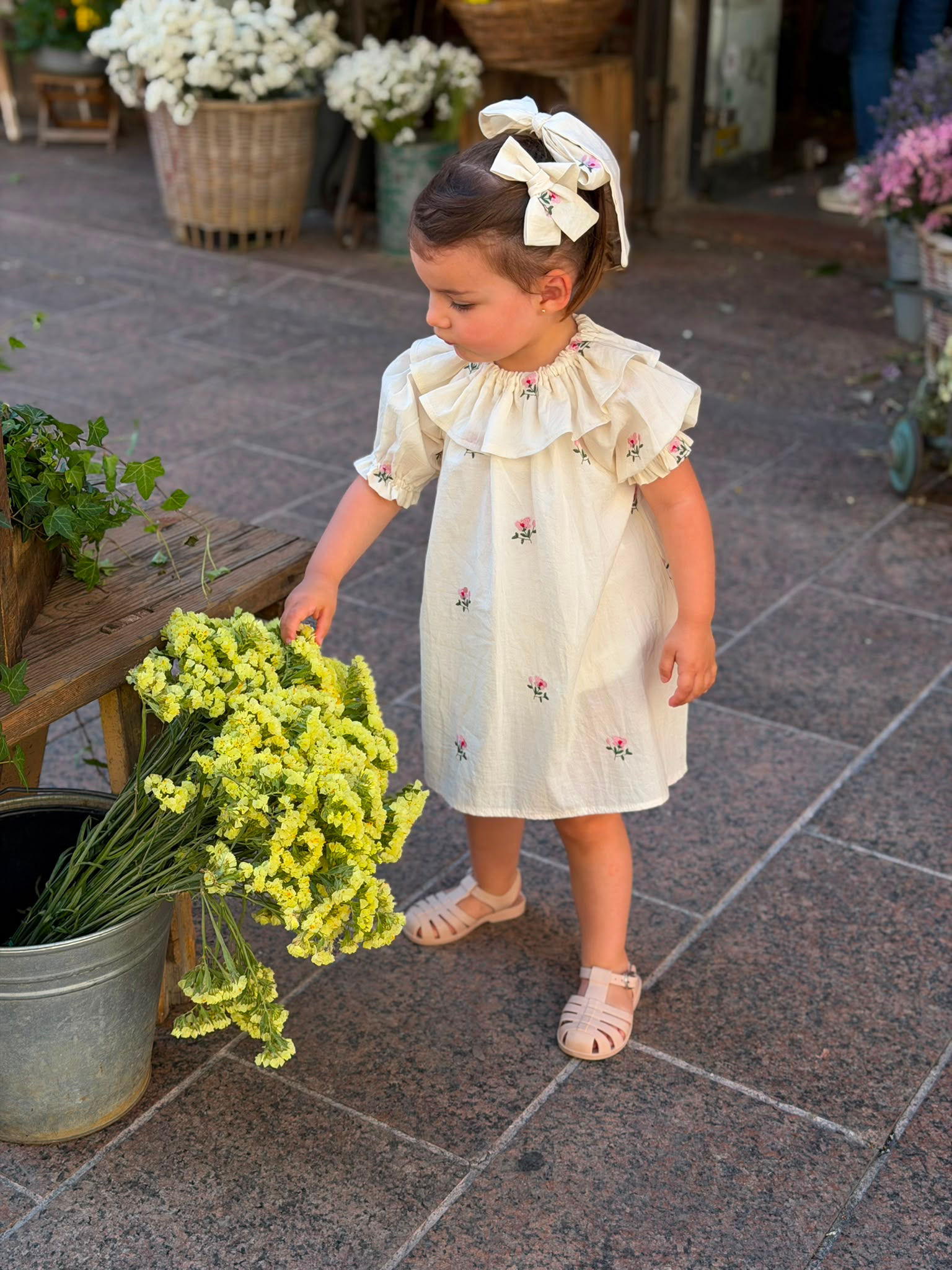 Robe manches ballons « Camille »
